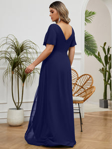 cobalt blue plus size bridesmaid dresses Women Plus Size Evening Dresses for Bridesmaid Party – DolphinBanana