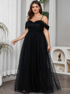 cold shoulder bridesmaid dress plus size Women Plus Size Cold Shlouder Mesh Bridesmaid Dresses for Party Engagnement  Bridal Shower – DolphinBanana