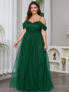 Women Plus Size Cold Shlouder Mesh Bridesmaid Dresses for Party Engagnement  Bridal Shower  DolphinBanana