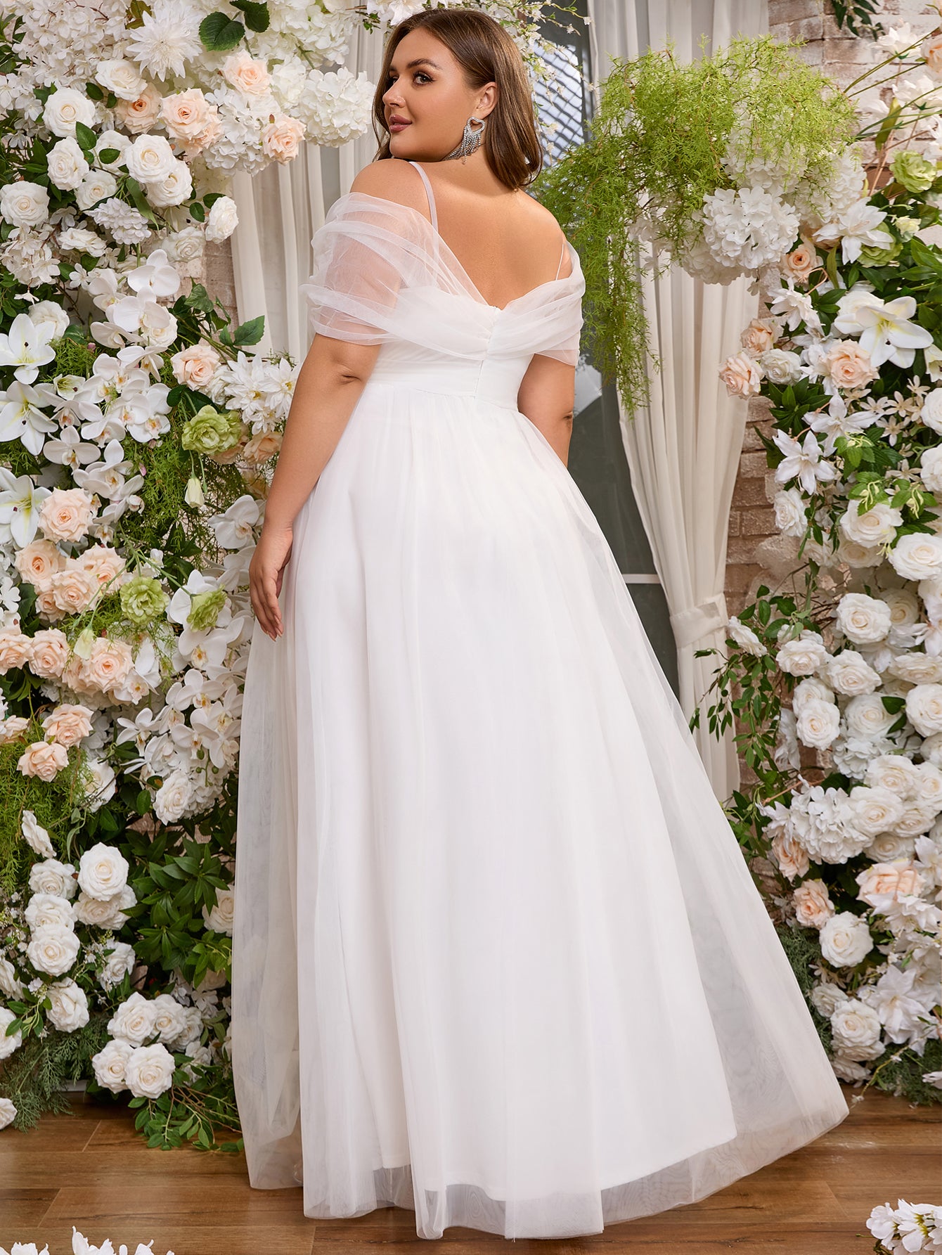 Women Plus Size Elegant Evening Dress Formal Maxi Dresses DolphinBanana Women Plus Size Elegant Evening Dress Formal Maxi Dresses DolphinBanana