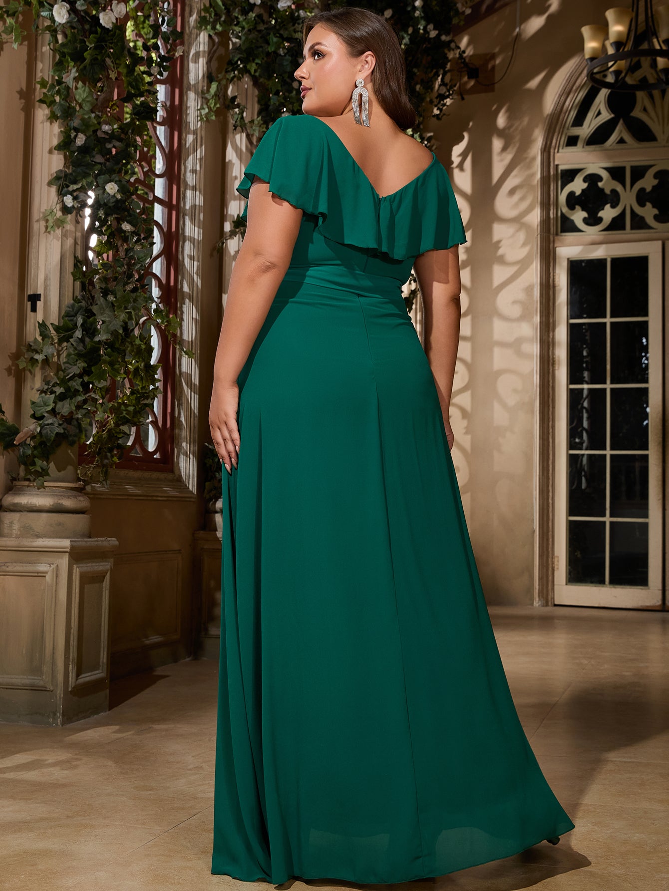 Women Plus Size Elegant Bridesmaid Dresses for Wedding Guest Party Mai –  DolphinBanana