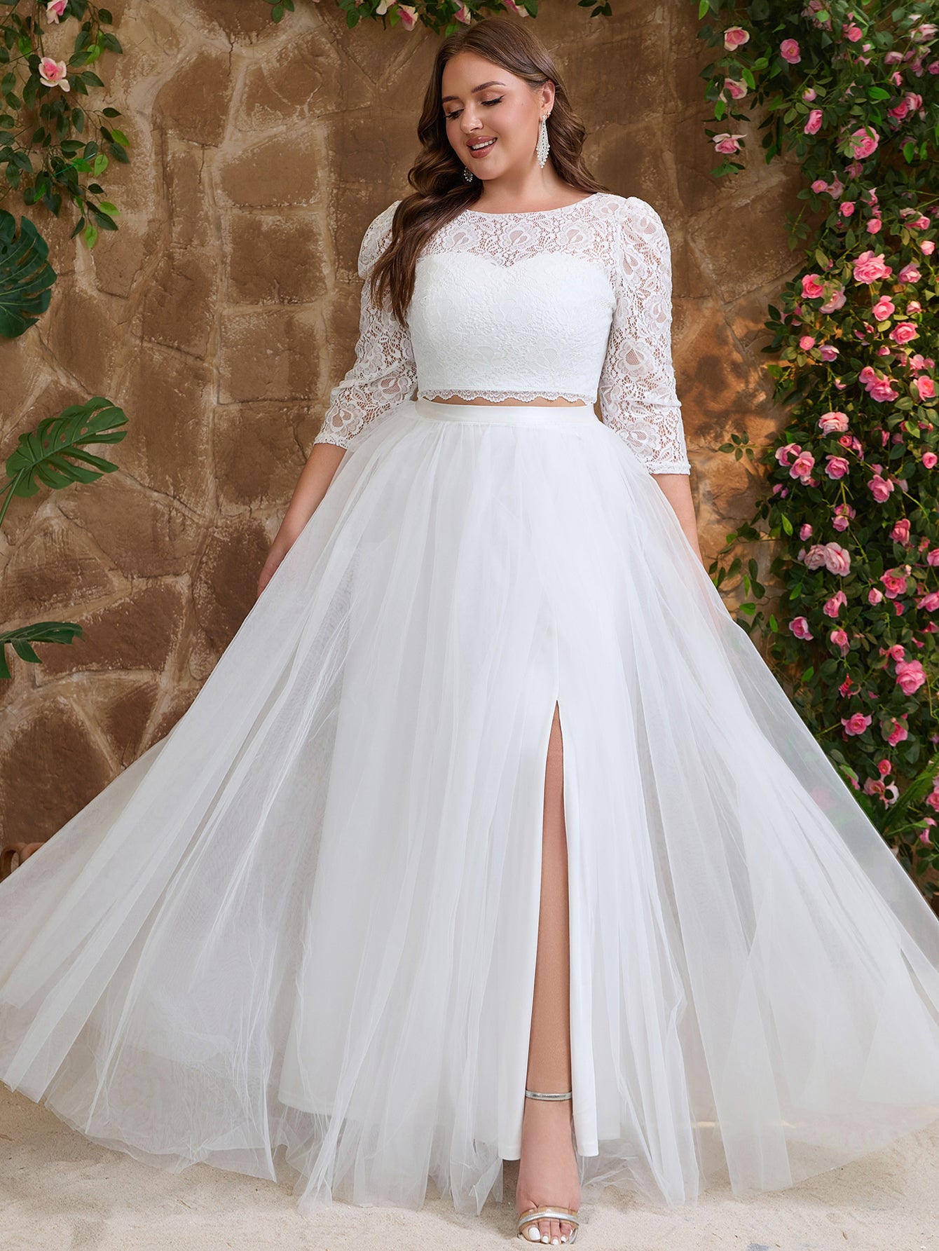 plus size white dress bridal shower Plus Size, Plus Size Women's Lightweight Wedding Dress Formal Event Bridal  Shower Bachelorette Prom Gowns Homecoming Dress Wedding Guest
