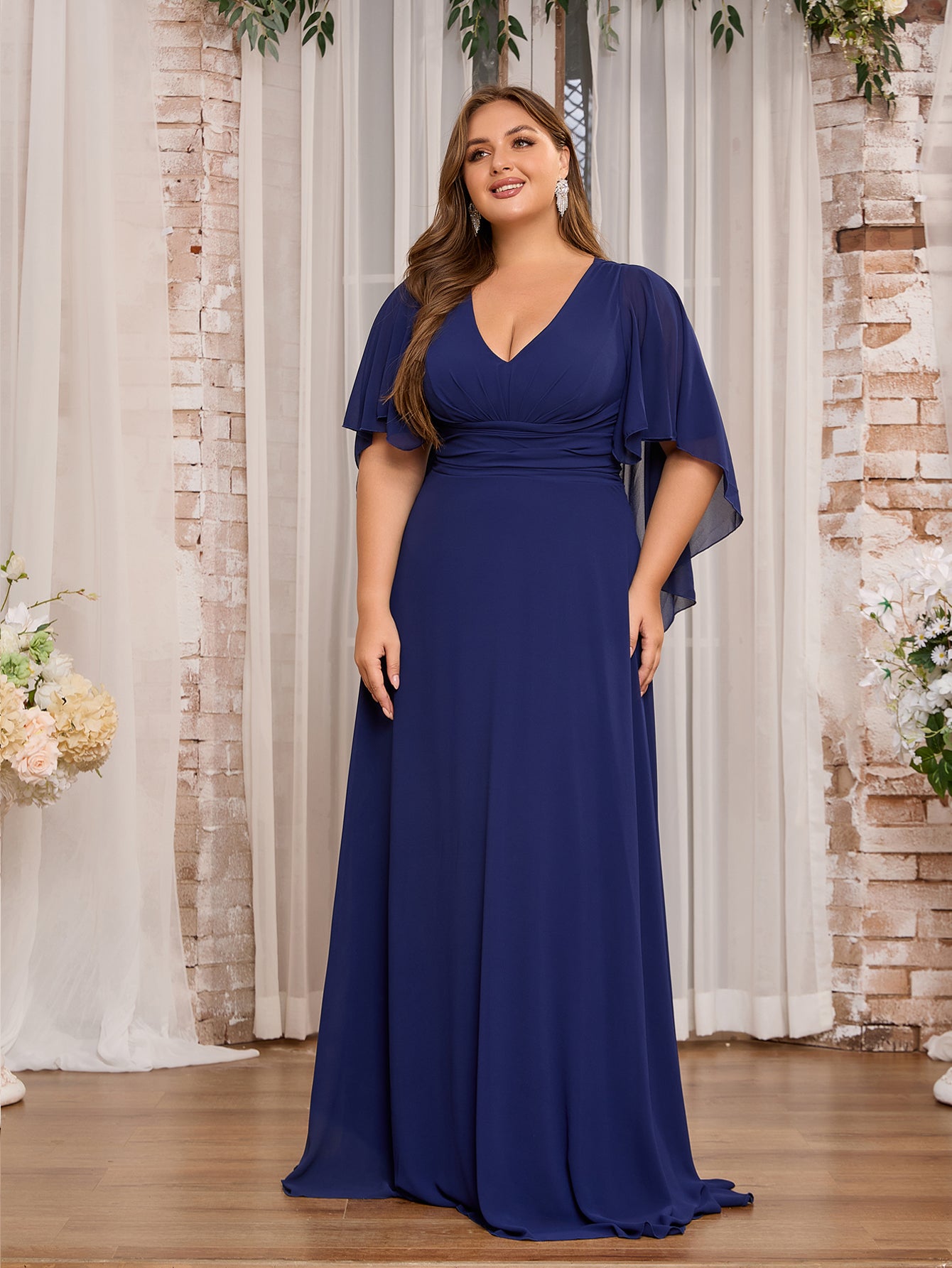 womens party dresses size 6 Qolati Women's Fall Long Sleeve Midi Dress Casual V Neck Chiffon Belted Pleated A Line Flowy Dresses Elegant Cocktail Party Dresses Black M 6, Size:
