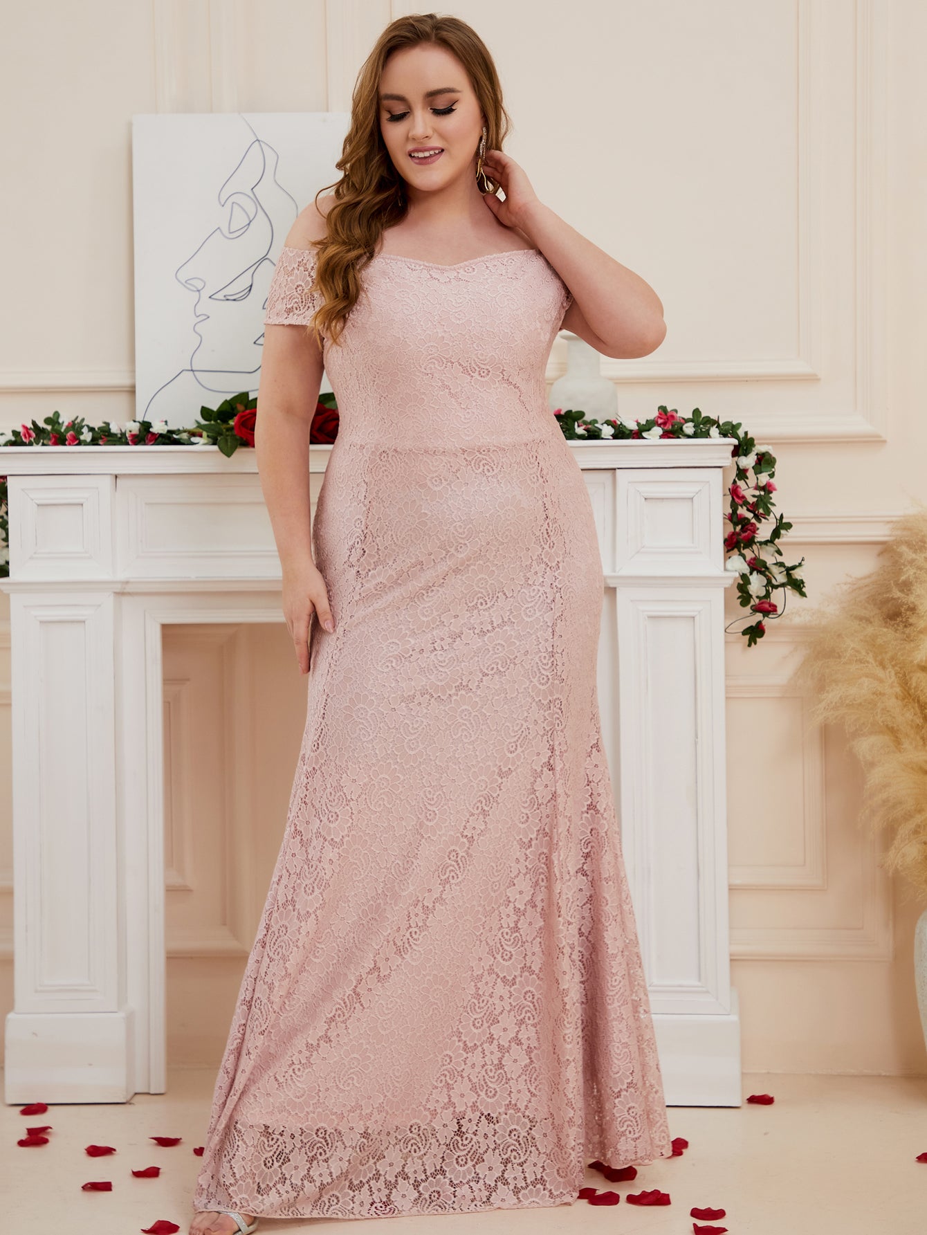 4xl maxi dress for women Emtrai Lers |Plus Size Birthday Dress for Women 3xl 4xl 5xl Sexy Evening  Dress Chic and Elegant Bandage Maxi Dress Wholesale Dropshiping Blue-L